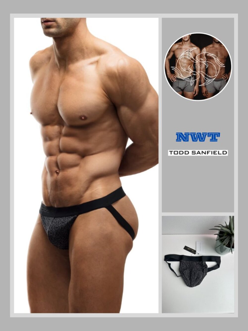 Todd Sanfield - Supima Jock - Small Greek Key (M)